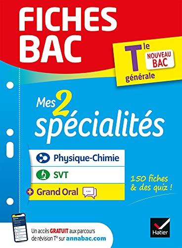 Mes 2 spécialités, terminale générale : physique chimie, SVT + grand oral : nouveau bac