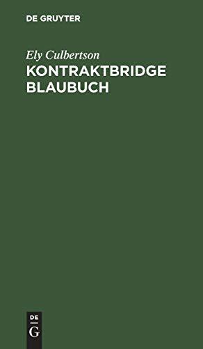 Kontraktbridge Blaubuch