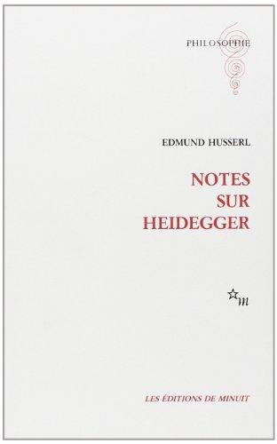 Notes sur Heidegger