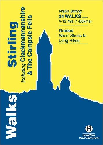 Walks Stirling: Including Clackmannanshire & the Campsie Fells (Hallewell Pocket Walking Guide)