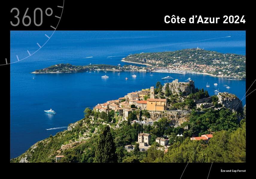 360° Côte d´Azur Premiumkalender 2024 (360° Premiumkalender 2024 (50 x 35 cm))