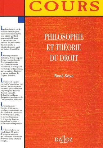 Philosophie et théorie du droit