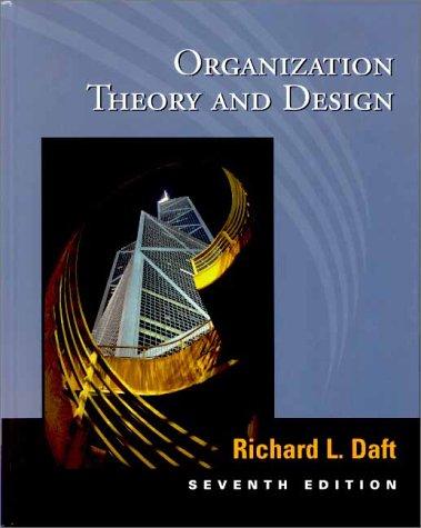 Organization Theory and Design