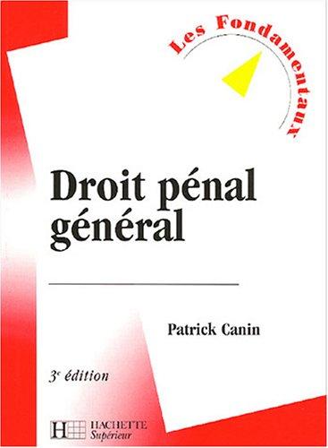 Droit pénal général