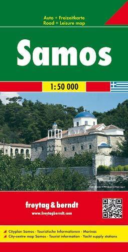 Samos, Autokarte 1:50.000: Toeristische wegenkaart 1:50 000 (freytag & berndt Auto + Freizeitkarten)