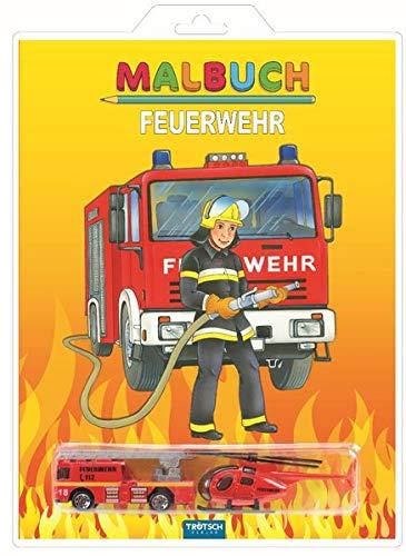 Malbuch "Feuerwehr": mit 2 Spielzeugen (Malbücher mit ..., Band 2)