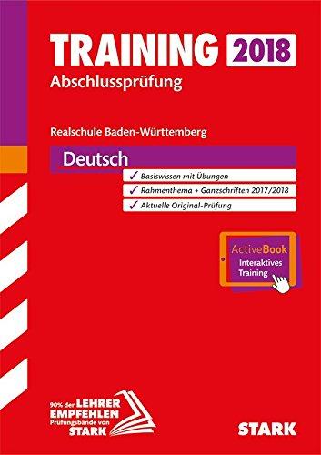 Training Abschlussprüfung Realschule Baden-Württemberg - Deutsch inkl. Online-Prüfungstraining