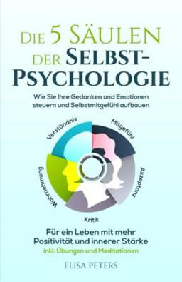 Die 5 Säulen der Selbst-Psychologie: Wie Sie Ihre Gedanken und Emotionen steuern und Selbstmitgefühl aufbauen. Für ein Leben mit mehr Positivität und innerer Stärke | inkl. Übungen und Meditationen