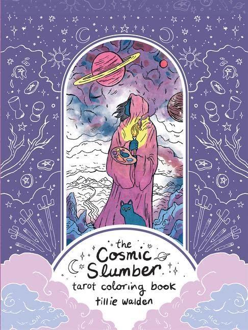 Cosmic Slumber Tarot Coloring Book (Modern Tarot Library)