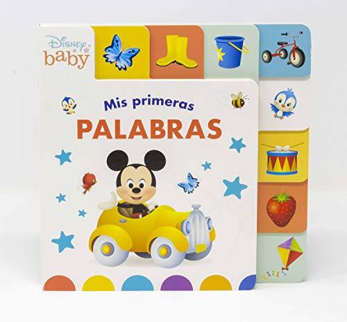 Disney Baby. Mis primeras palabras: Libro de cartón con pestañas