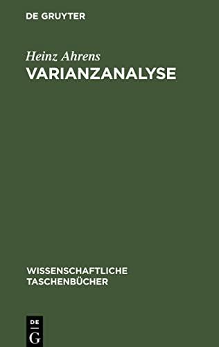 Varianzanalyse