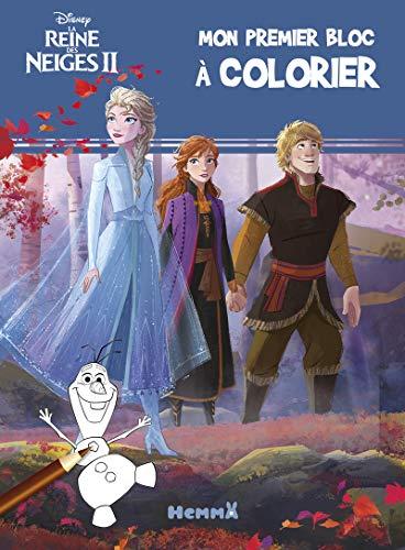 La reine des neiges II : mon premier bloc à colorier