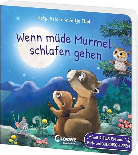 Wenn müde Murmel schlafen gehen: Mit Ritualen zum Ein- und Durchschlafen - Gute-Nacht-Pappbilderbuch zum gemeinsamen Kuscheln und Vorlesen für Kinder ab 2 Jahren (Loewe von Anfang an)