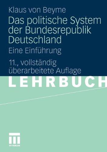 Das politische System der Bundesrepublik Deutschland: Eine Einführung