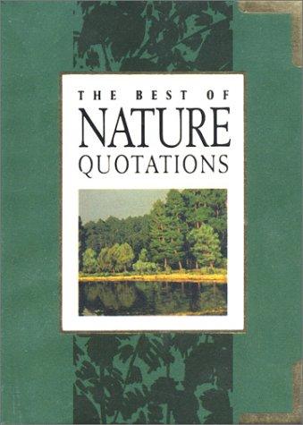 The Best of Nature Quotations