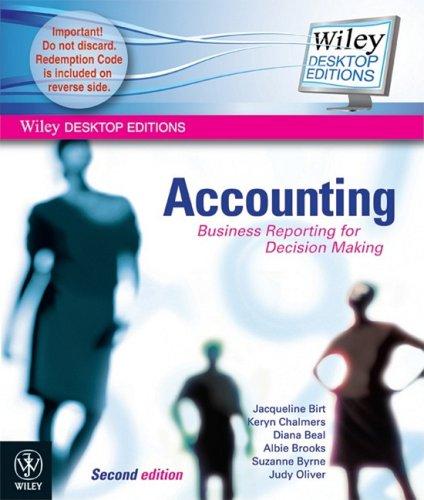 Accounting: Business Reporting for Decision Making eBook DustJacket