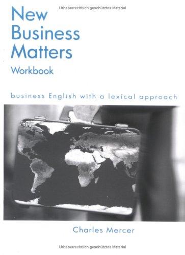 New Business Matters, Workbook