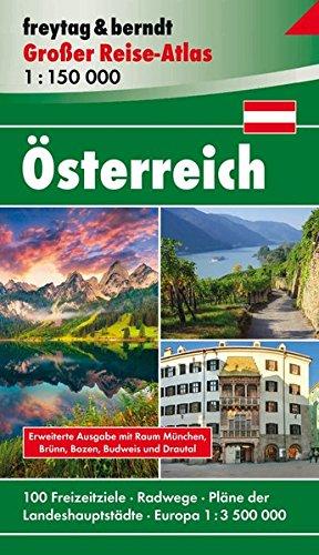 Österreich, Autoatlas 1:150.000, Großer Reise-Atlas (freytag & berndt Autoatlanten)