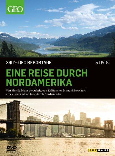 360 Grad - GEO Reportage: Eine Reise durch Nordamerika [4 DVDs]