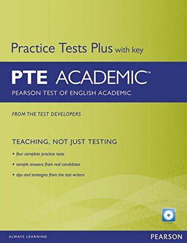 Pearson Test of English Academic Practice Tests Plus (with  Key) and CD-ROM