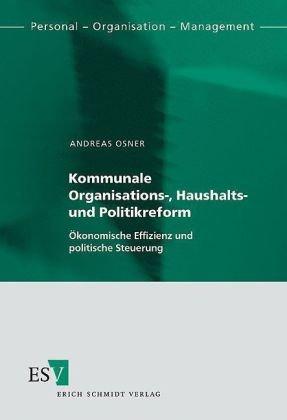 Kommunale Organisations-, Haushalts- und Politikreform: Ökonomische Effizienz und politische Steuerung (Personal Organisation Management, Band 10)