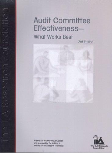 Audit Committee Effectiveness: What Works Best