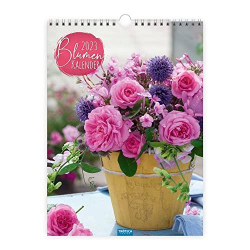 Trötsch Classickalender Blumenkalender 2023: Wandkalender