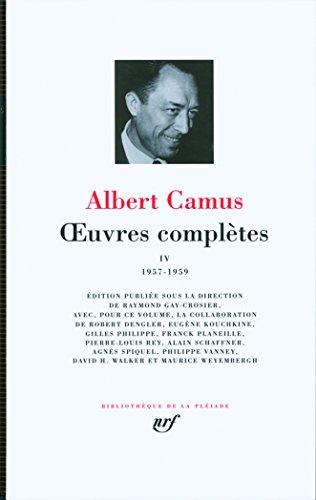 Oeuvres complètes. Vol. 4. 1957-1959