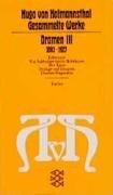 Gesammelte Werke in Einzelausgaben: Dramen III: (1893-1927): (Gesammelte Werke in zehn Einzelbänden)