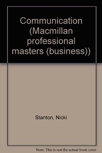 Communication (Macmillan professional masters (business))