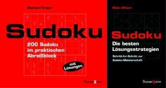 Sudoku-Set. Block und Lösungsbuch