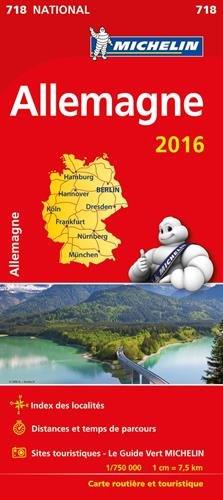 Carte Allemagne 2016 Michelin