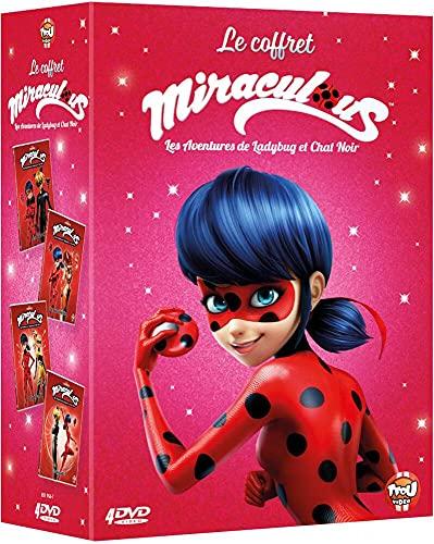 Coffret miraculous, les aventures de ladybug et chat noir, vol. 7 à 10 [FR Import]