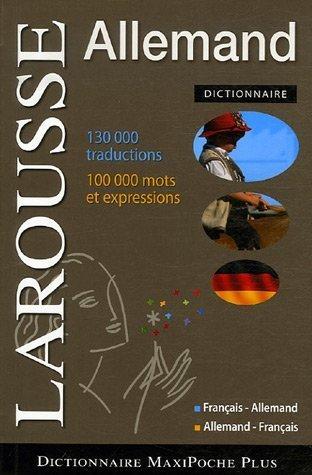 Dictionnaire allemand : français-allemand, allemand-français. Wörterbuch Französisch-Deutsch, Deutsch-Französisch