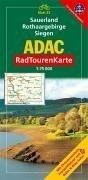 ADAC RadTourenKarte 23 Sauerland, Rothaargebirge, Siegen 1 : 75 000: Mit Ortsverzeichnis, Freizeitführer mit Bahn & Bike-Infos