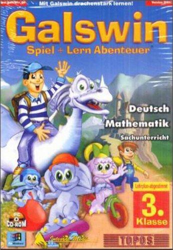 Galswin Spiel + Lern Abenteuer - CD-ROM 3. Klasse (Deutsch, Mathematik, Sachunterricht)