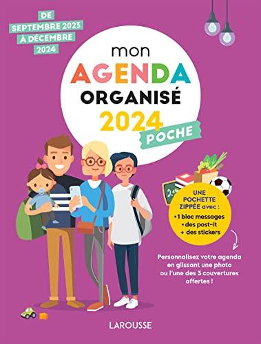 Mon Agenda Famille Organisée 2024 : Poche