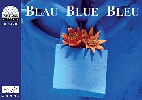 Blau / Blue / Bleu: Postkartenbuch