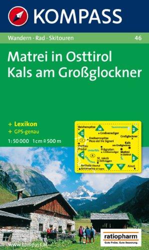 Matrei in Osttirol, Kals am Großglockner: Wandern / Rad / Skitouren. GPS-genau. 1:50.000