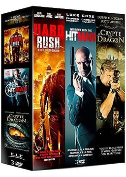 Coffret action : hard rush ; interview with a hitman ; la crypte du dragon [FR Import]