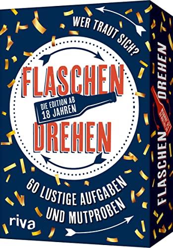 Flaschendrehen – Die Edition ab 18 Jahren: 60 lustige Aufgaben und Mutproben | Das Original. Der Spieleklassiker für Erwachsene perfekt für Geburtstag, Weihnachten und als Geschenk