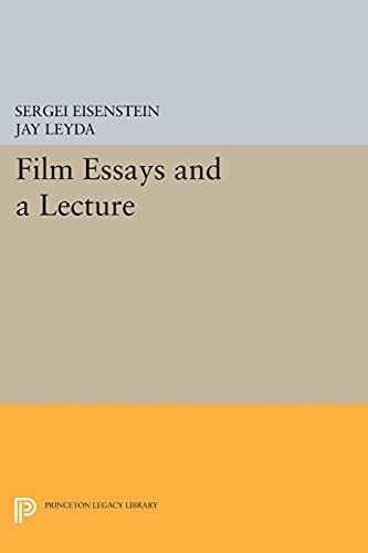 Film Essays and a Lecture (Princeton Legacy Library)