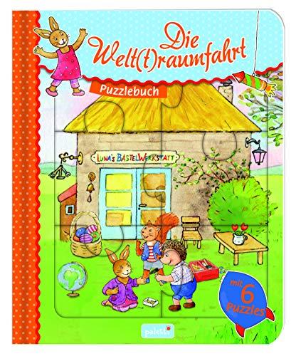 paletti Puzzlebuch Die Welt(t) Raumfahrt mit Luna Löffel Vorlesebuch mit 6 Puzzles