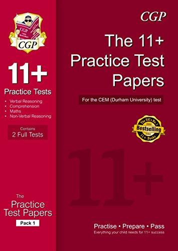 11+ Practice Papers for the CEM Test - Pack 1 (CGP 11+ CEM)