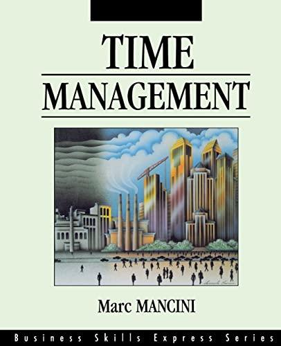 Time Management (Business Skills Express Series)