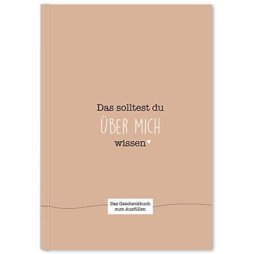 Das solltest du über mich wissen: Das Geschenkbuch zum Ausfüllen (beigerot)