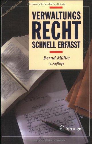 Verwaltungsrecht - Schnell erfasst (German Edition)