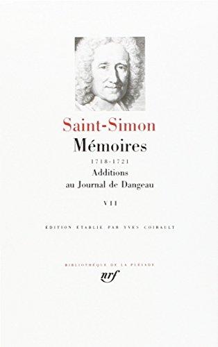 Mémoires. Vol. 7. 1718-1721