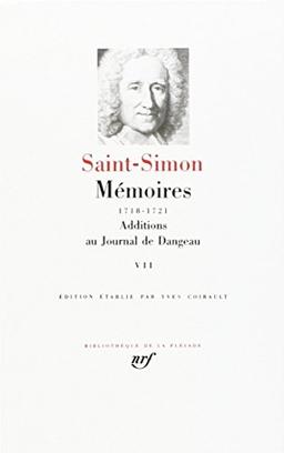 Mémoires. Vol. 7. 1718-1721