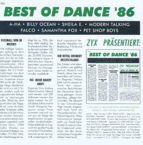 Best of Dance '86